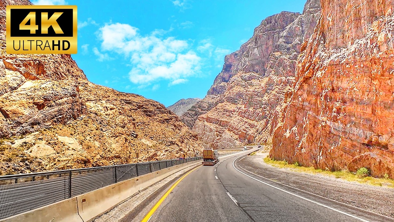 Las Vegas to St George Complete Scenic Drive – Nevada to Utah in 4K