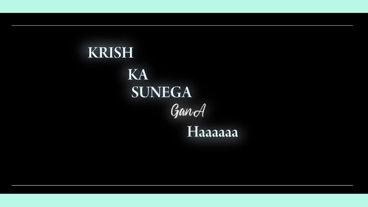 #98 Teaser KRISH KA SUNEGA GANA Bit to Bit Edius Teaser