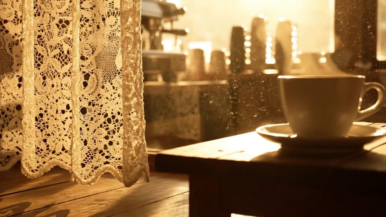 Cozy Winter Morning Jazz Piano 🌅 Warm Coffee Shop Ambience for Study & Peace