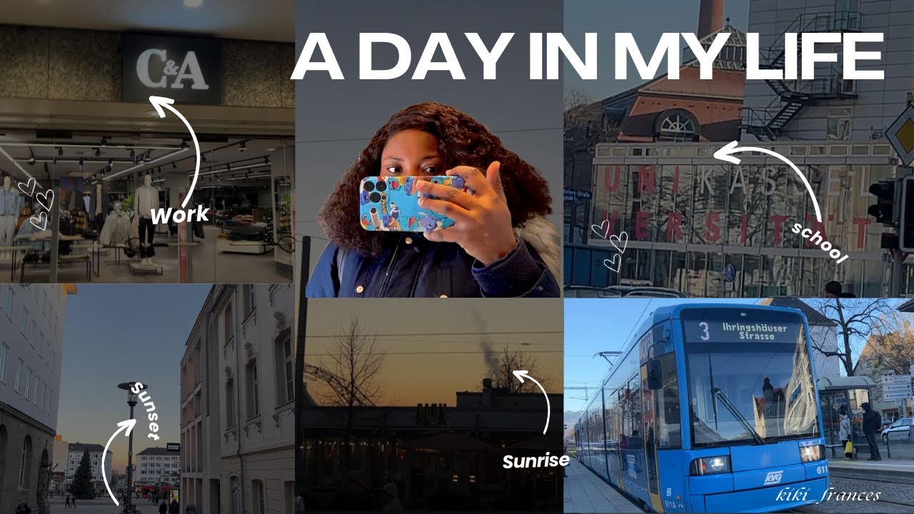 REALISTIC DAY IN THE LIFE OF A MASTERS’ STUDENT LIVING IN GERMANY|Typical day in my life,School,Work