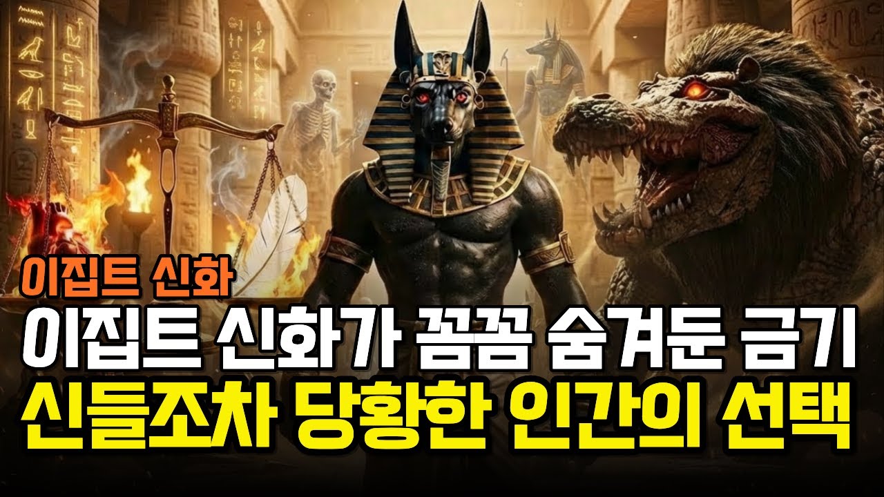 이집트 신화가 꽁꽁 숨겨온 금기 : 아누비스가 인간에게 무릎 꿇은 이유