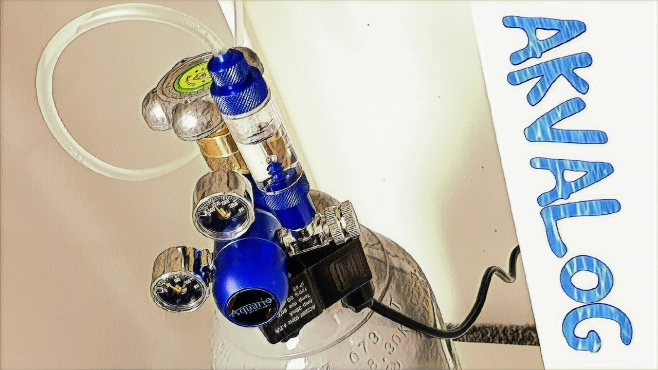 AKVALOG - BLUE Professional CO2 set s nočním vypínáním