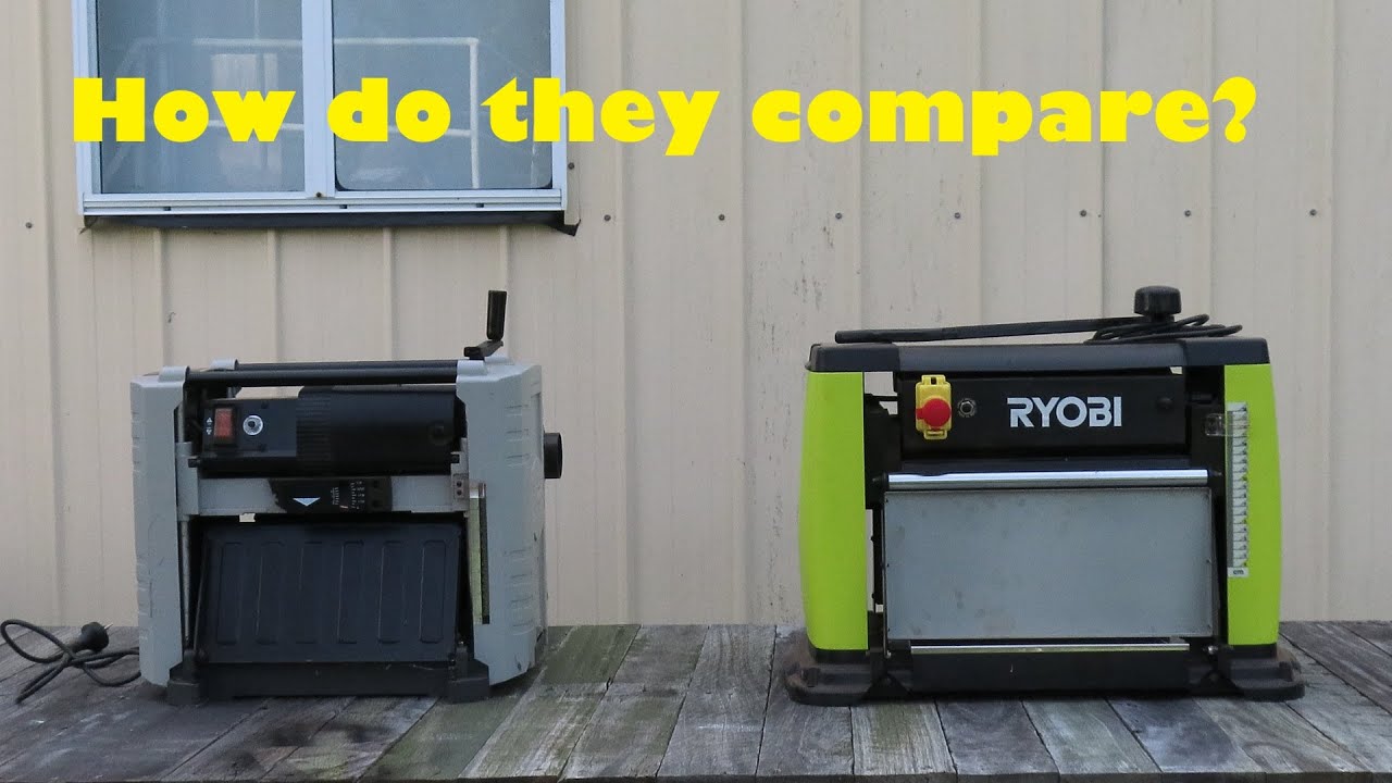 Comparing Ryobi and Hafco Thicknessers