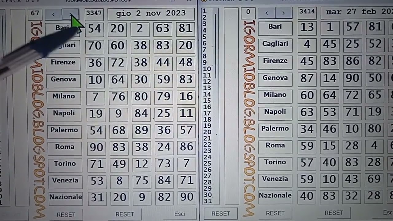 METODO 10 E LOTTO SERALE