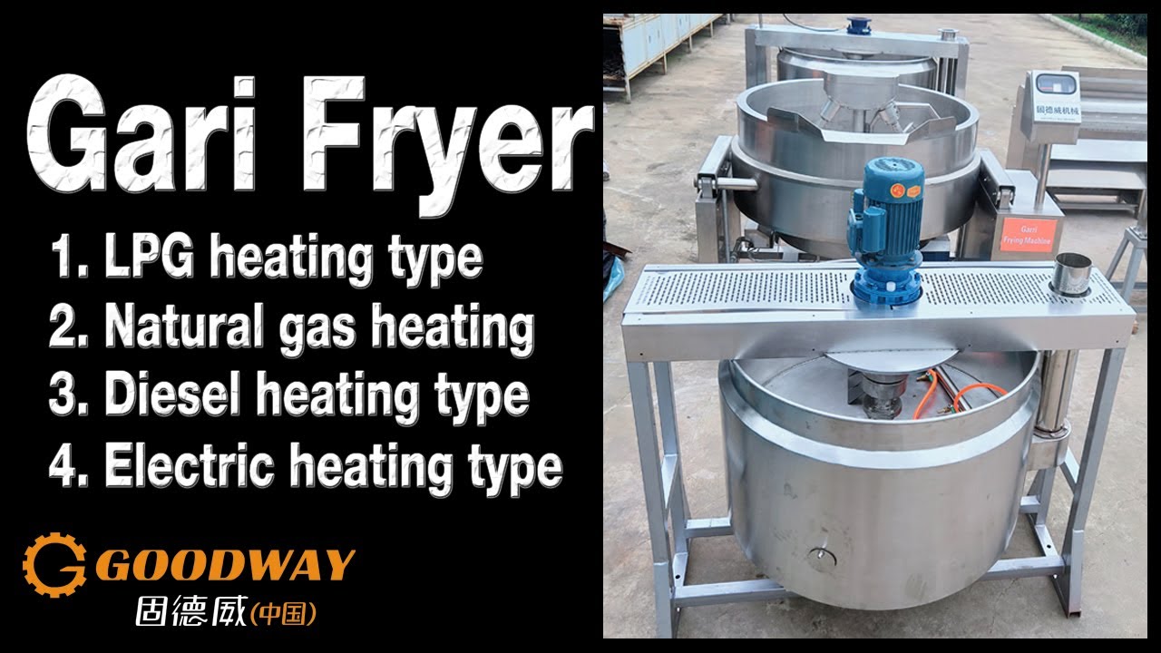 Connection and Operation video of Cassava Garri Frying Machine