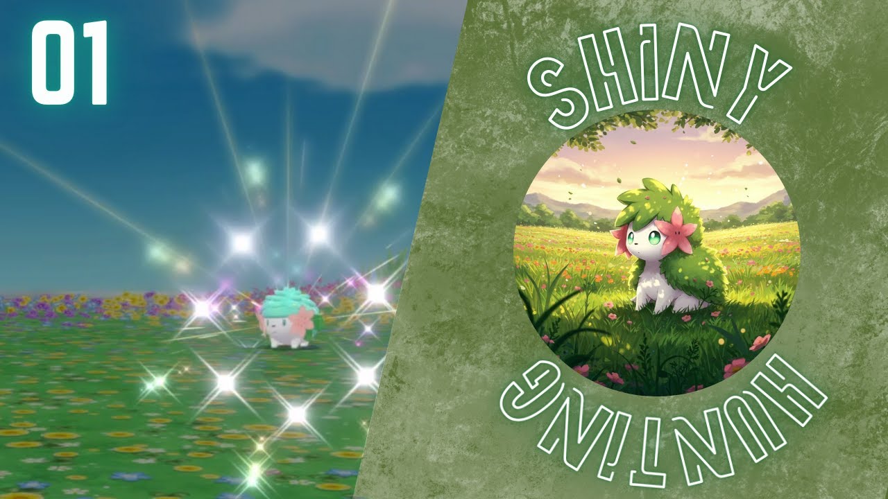 La mascotte est là ! Shaymin Shiny en 519 rencontres - Pokémon Diamant Etincelant