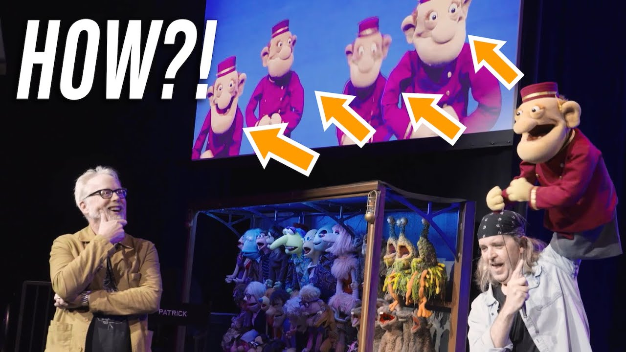 Adam Savage Learns Some PUPPET MAGIC!