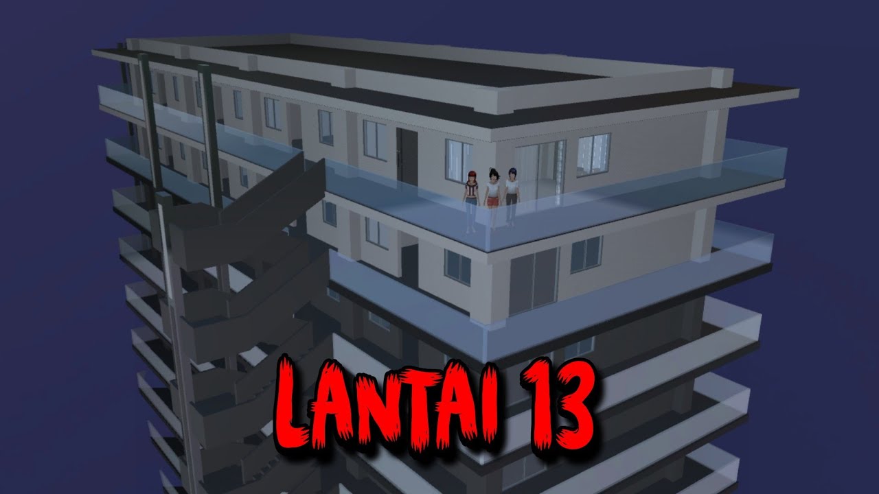 LANTAI 13 || HORROR MOVIE SAKURA SCHOOL SIMULATOR