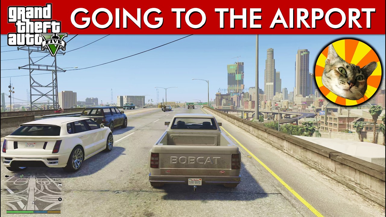 NPC fetching grandma from the airport | GTA V | Just Driving #286