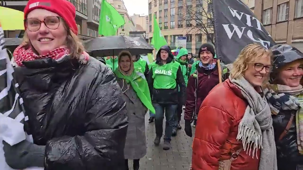De zorgsector in actie: Van het Martelaarsplein naar de Wetstraat! ✊