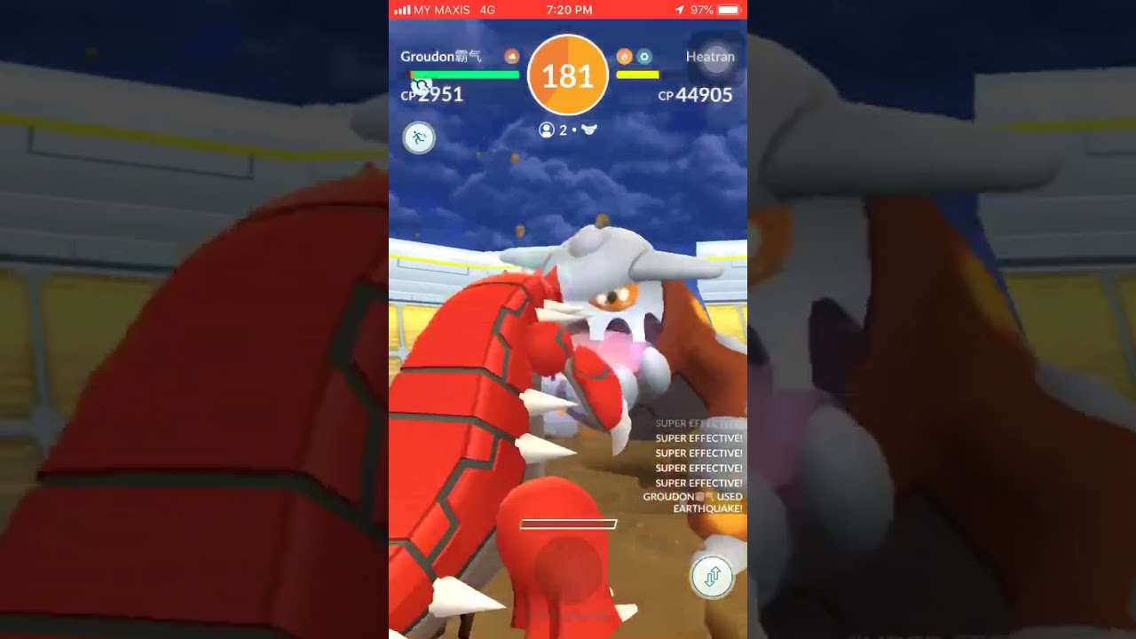 Heatran Raid【Success】【Duo Challenge】【Legendary Raid】【Pokemon Go】