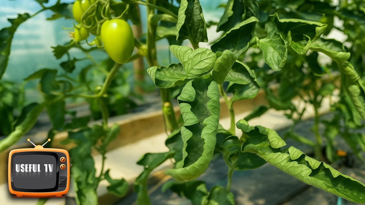 Tomato leaves are curling up! It's easy to fix!