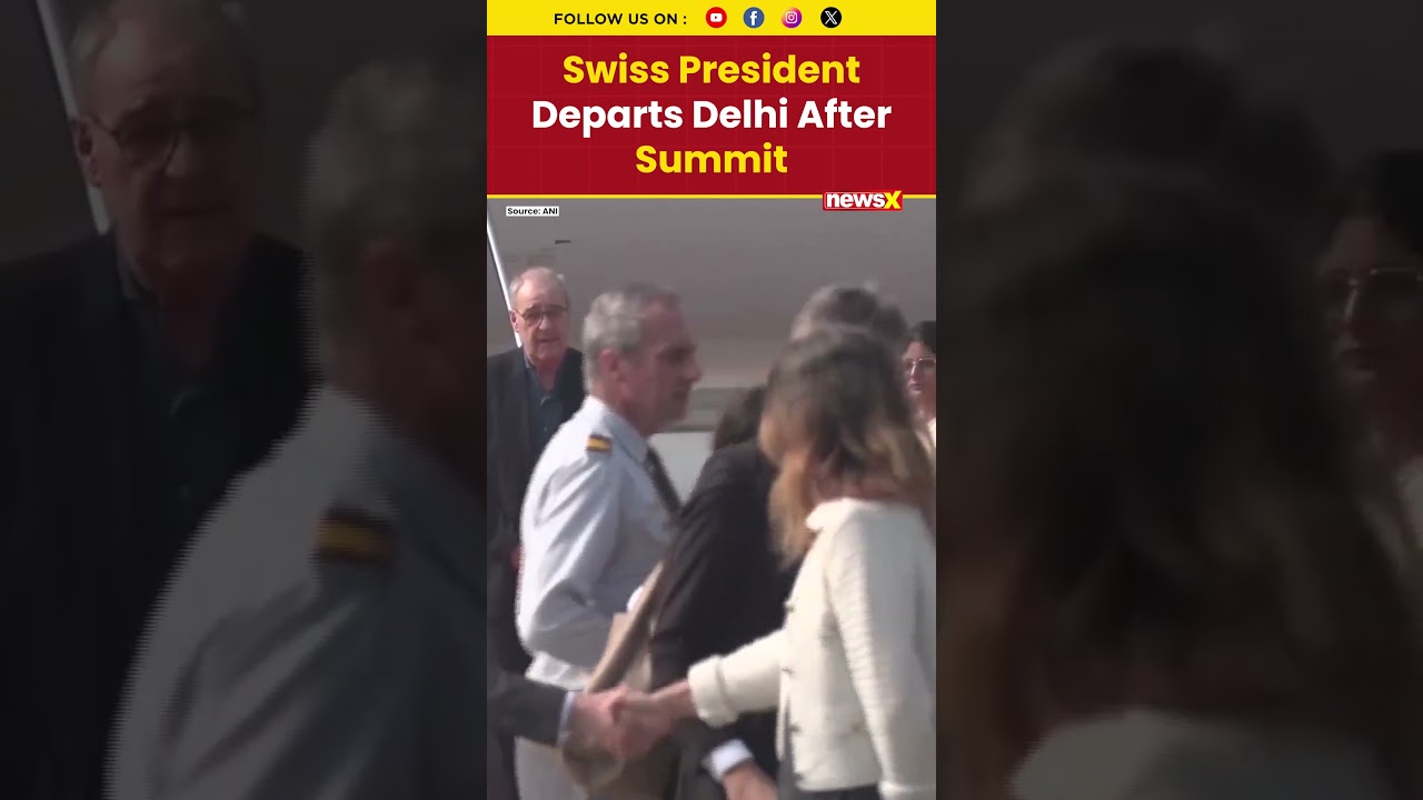 Swiss President Guy Parmelin Departs Delhi After Attending India AI Impact Summit 2026