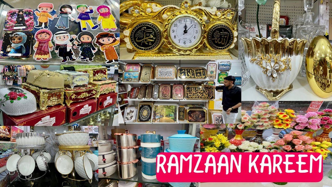 Hyderabad Famous😱MM MARKETING🛍️TOLICHOWKI ✨crockery,unique items✨Ramzan Eid special #viralvideo 🔥🔥🔥