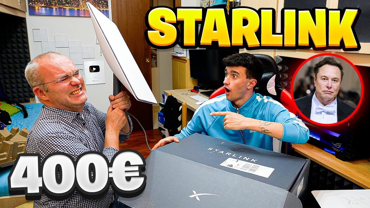 PAPÀ HO SPESO 400 EURO PER un ANTENNA di ELON MUSK! *STARLINK*