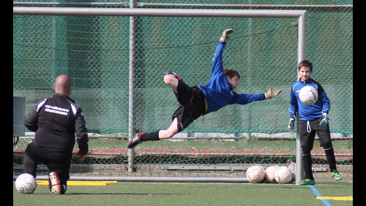 virtuelles Torwarttraining - mal was zum Hechten