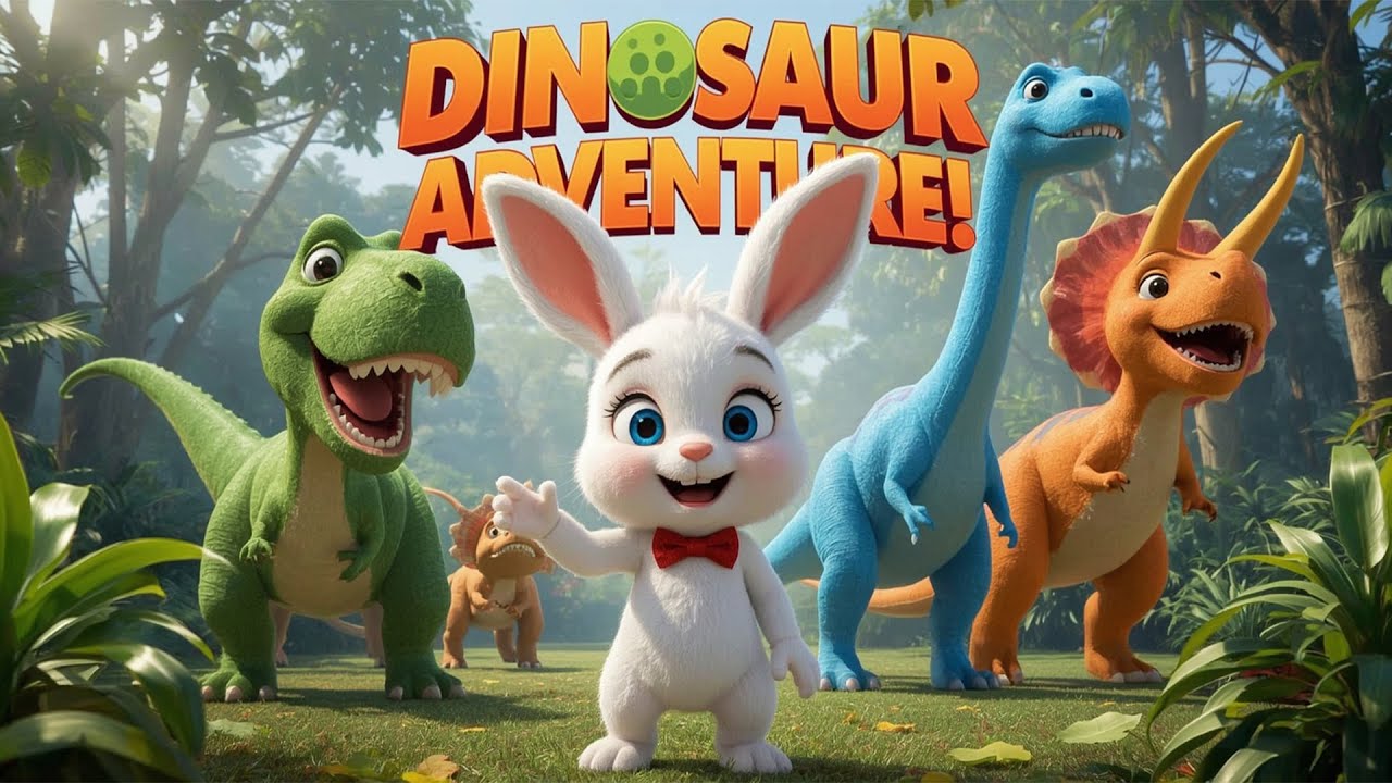 Meet the MOST FAMOUS Dinosaurs! 🦕 Bunny Tosha’s Dino Journey!