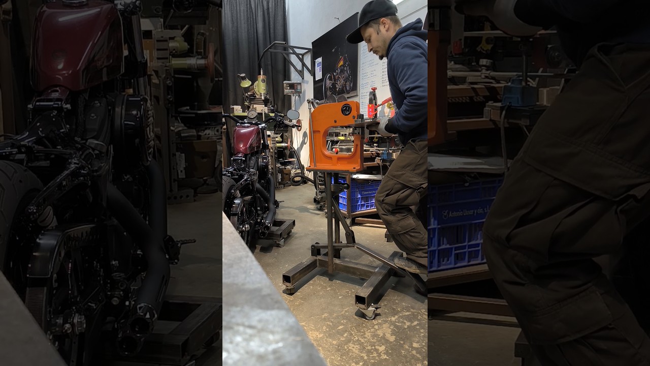 Metal shaping fander for sportster 