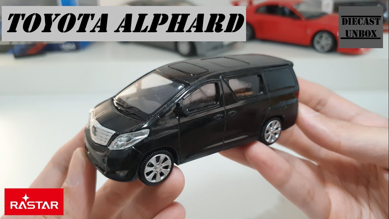 Unboxing Toyota Alphard 1/43 Rastar Diecast Miniature