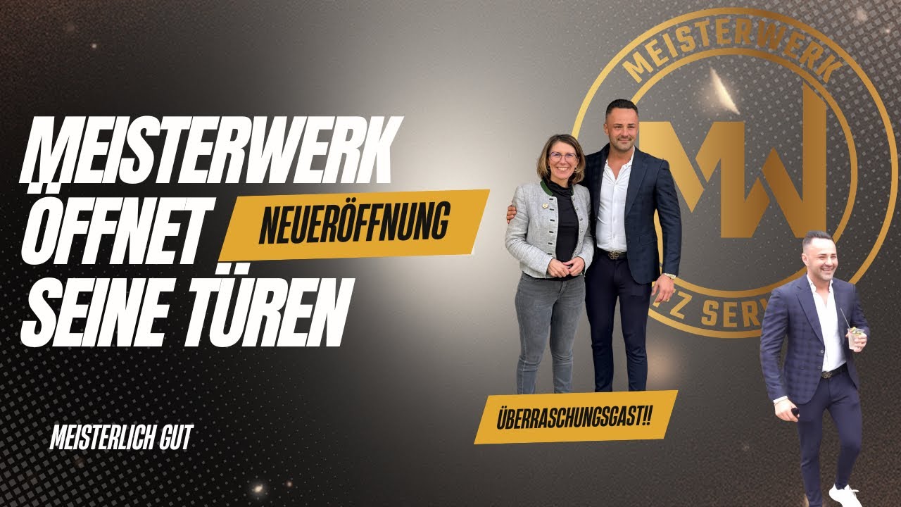 Mein Traum wird Realit&auml;t: Eigene Werkstatt er&ouml;ffnet