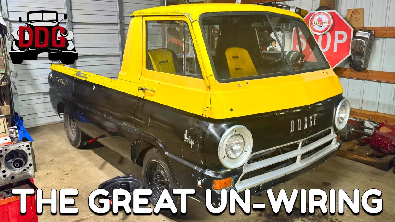 A Bunch Of Banana Fixes - Bedside Bashing, Wiring Overhaul,  Bracket Fab, And More For My 1967 A100