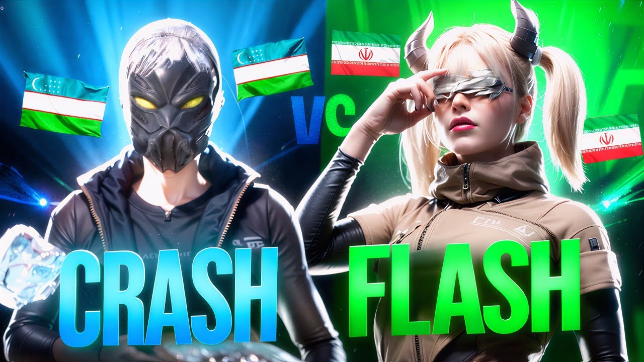 CRASH vs FLASH ERONLI CHEATERGA QARSHI FINALDA QONLI JANG