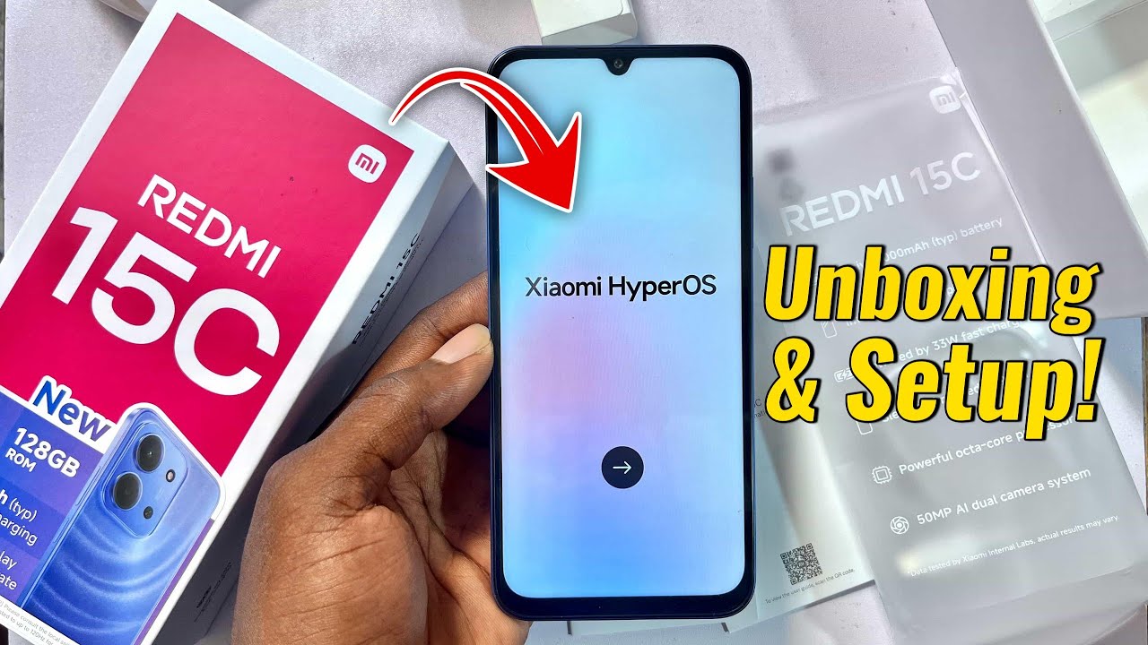 Redmi 15C: распаковка и полная настройка!