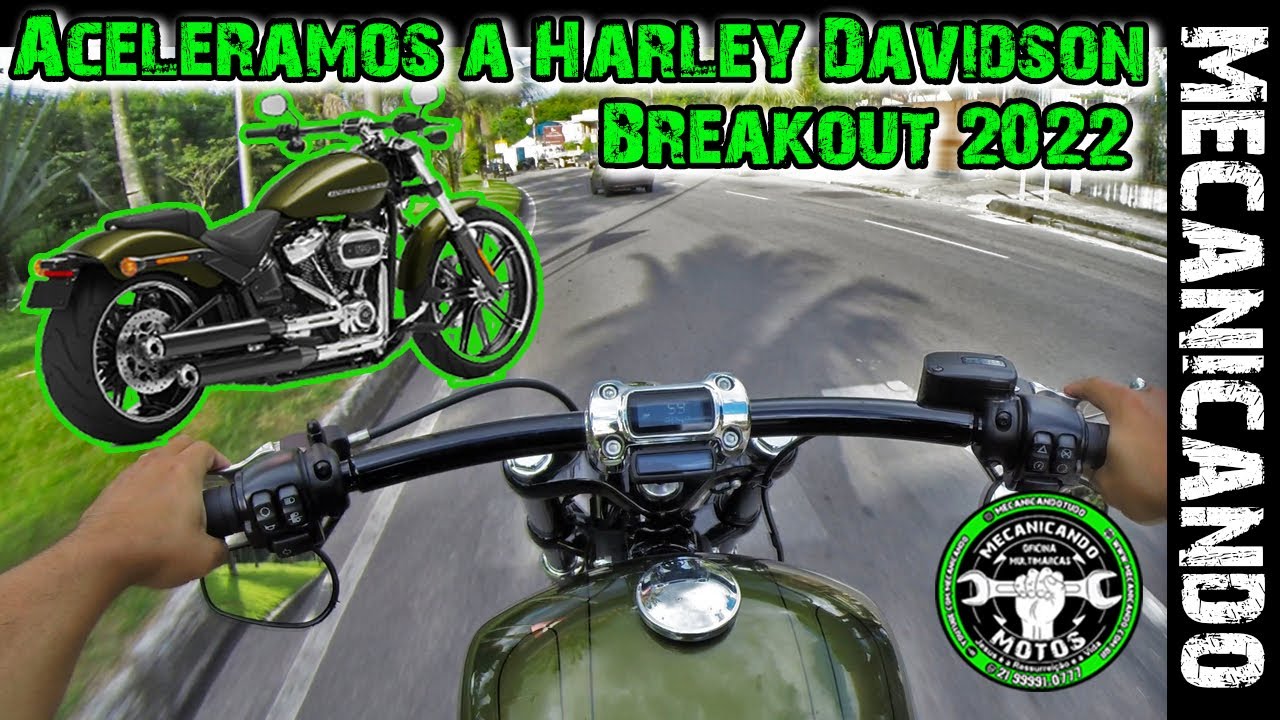 ACELERAMOS A HARLEY DAVIDSON BREAKOUT 2022 - ESCAPAMENTO + FILTRO STAGE 4 - MECANICANDO