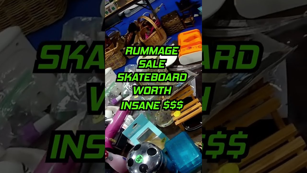 RARE Skateboard Found at Rummage Sale Sold for MAJOR PROFIT on eBay 😱