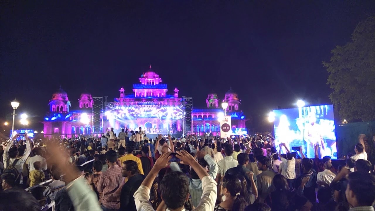 Live concert in Albert hall museum kajra re kajra song Rajasthan festival in Jaipur