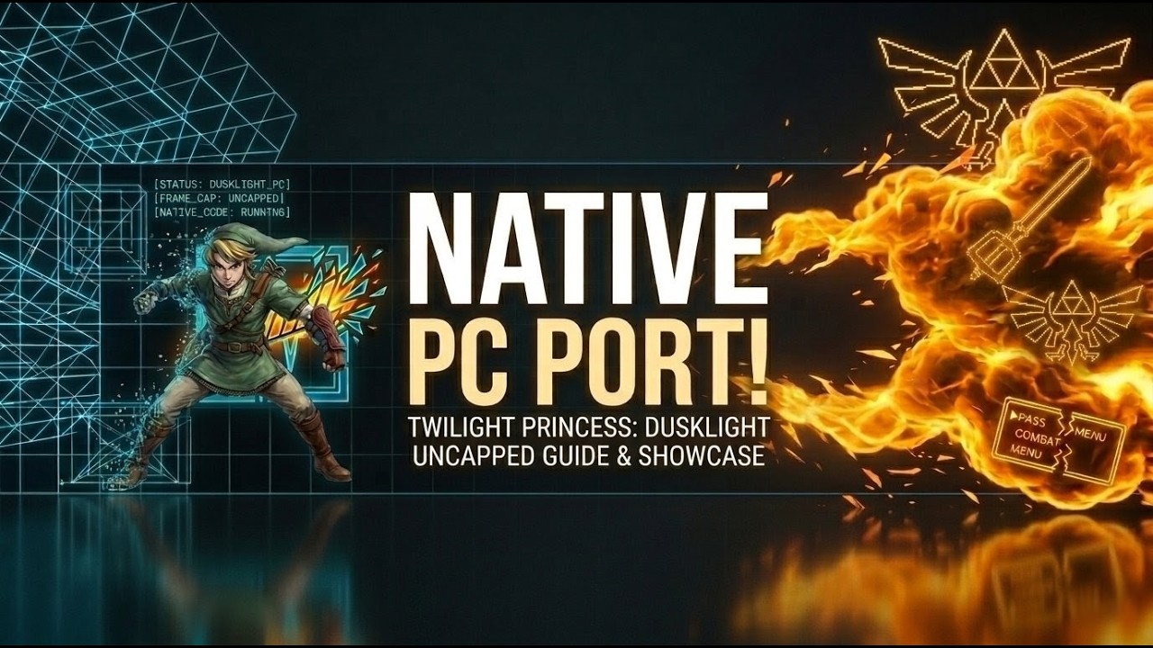 Twilight Princess: The Dusklight PC Recompilation Showcase