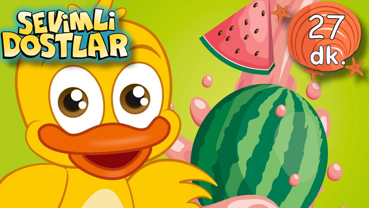 Bütün ve Yarım Kavramı🍉 Sevimli Dostlar ile Zıt Kavramları Öğreniyorum I Bebek ve Çocuk Şarkıları