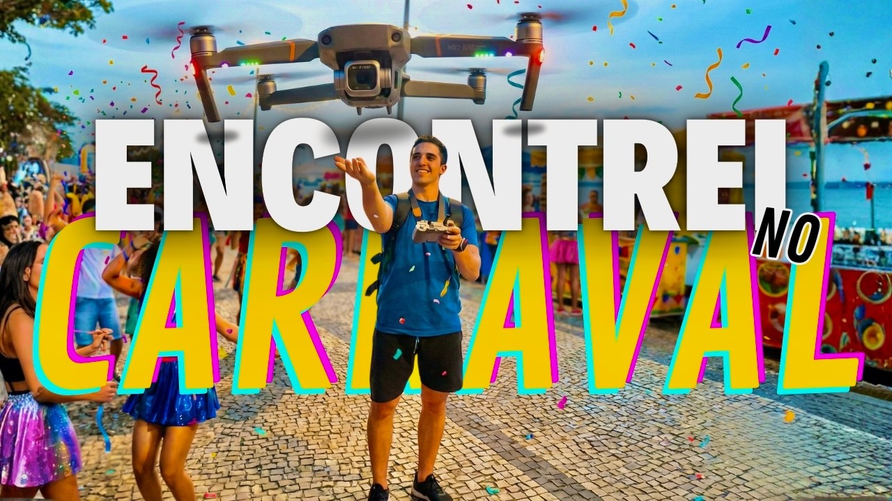 SUBI O DRONE E ENCONTREI ESSA DUPLA - PROBLEMA DOS FLANELINHAS NO CARNAVAL
