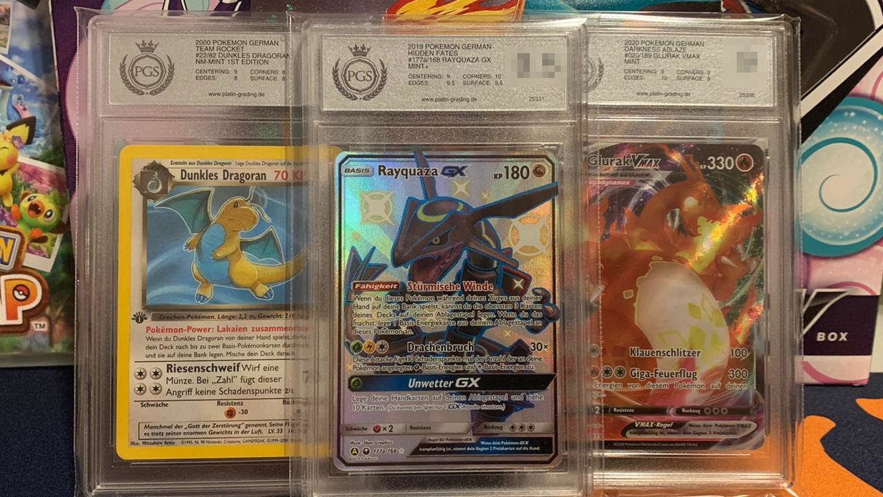 Meine Karten von Platin Grading Service (PGS) | Pokemon TCG #01