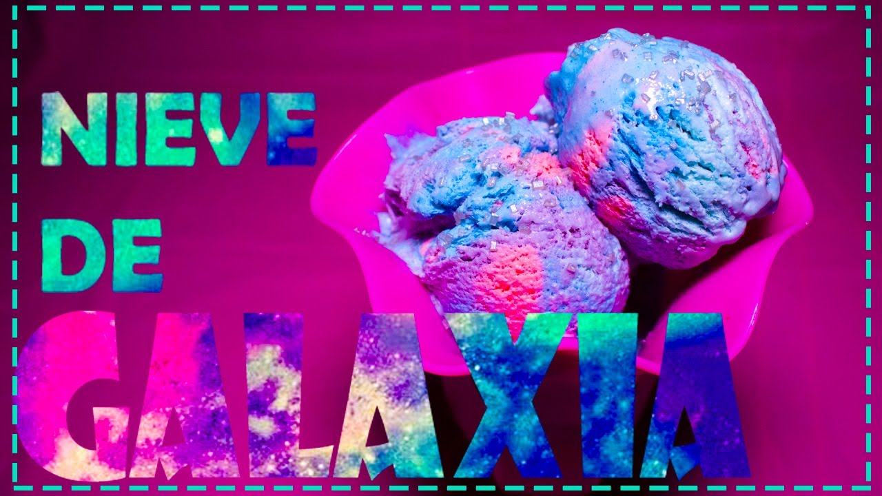 DIY NIEVE/HELADO DE GALAXIA SUPER FACIL | GALAXY ICE CREAM | ARELI DURAZO