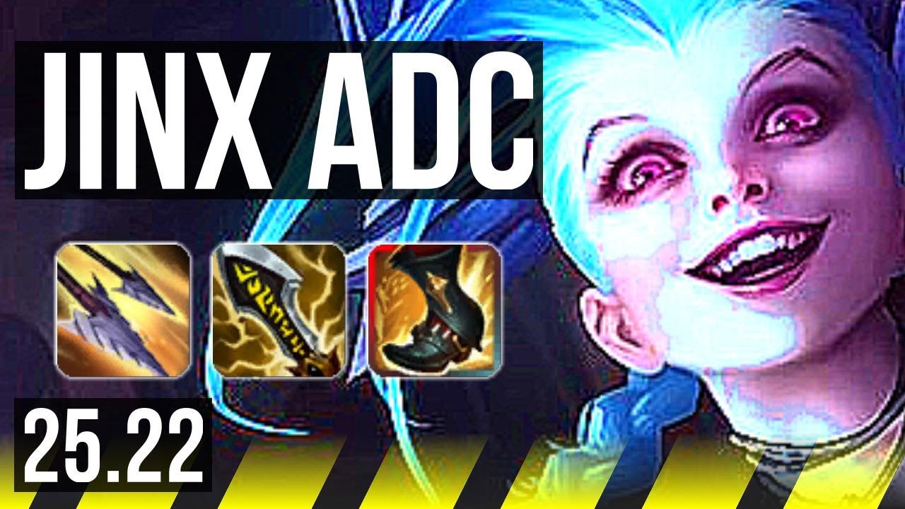 JINX & Thresh vs CAITLYN & Nami (ADC) | Dominating | EUW Diamond | 25.22