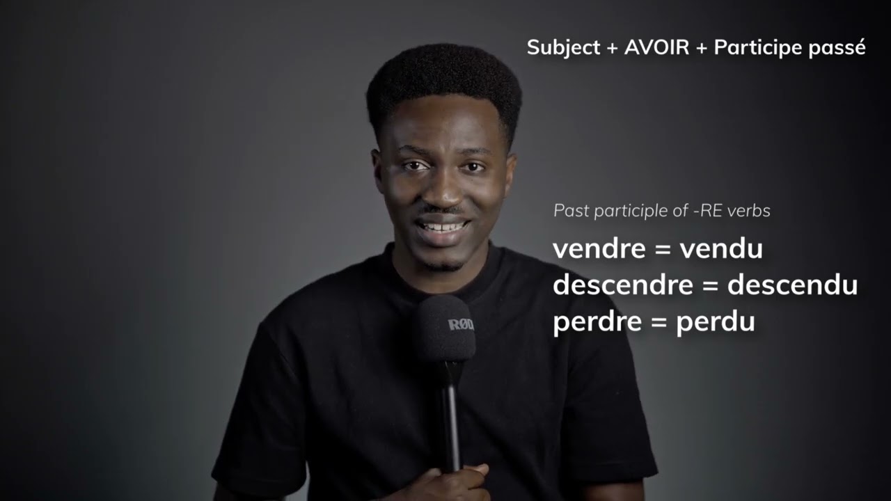 How to use the PASSÉ COMPOSÉ in French