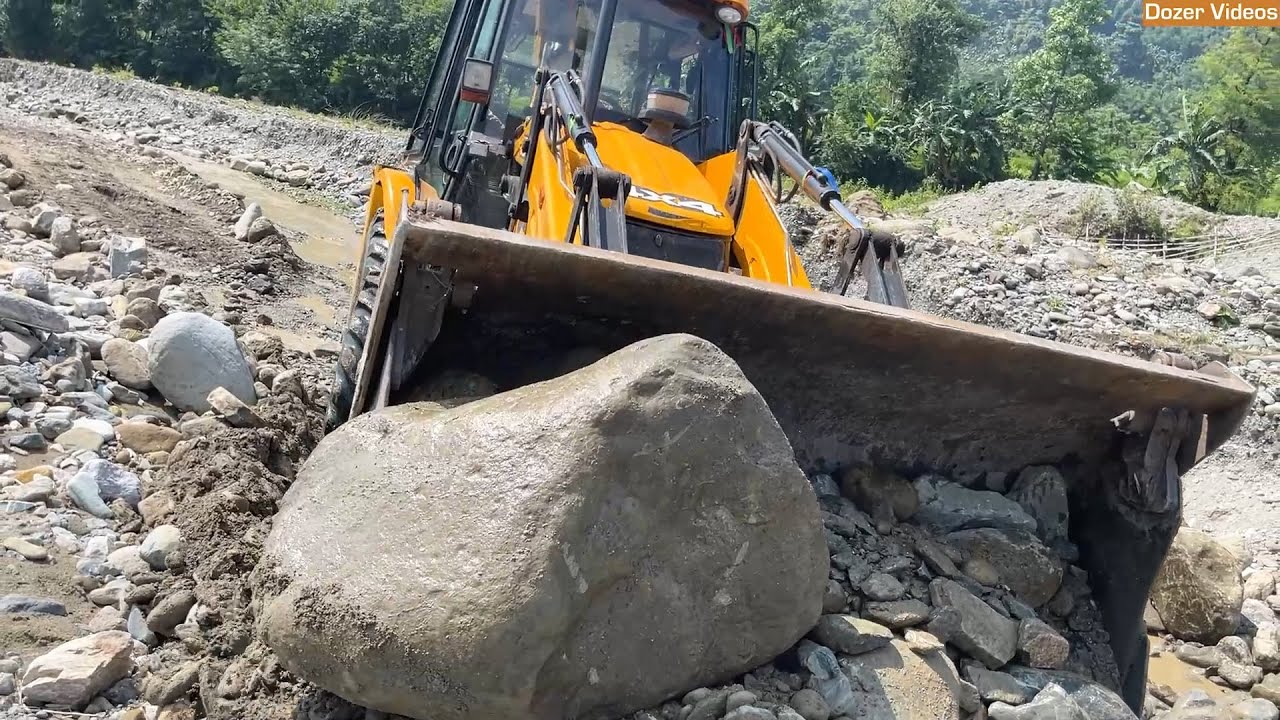 Finishing River Veg Farm | Fun Jcb Dozer Loader Work | Dozer Videos