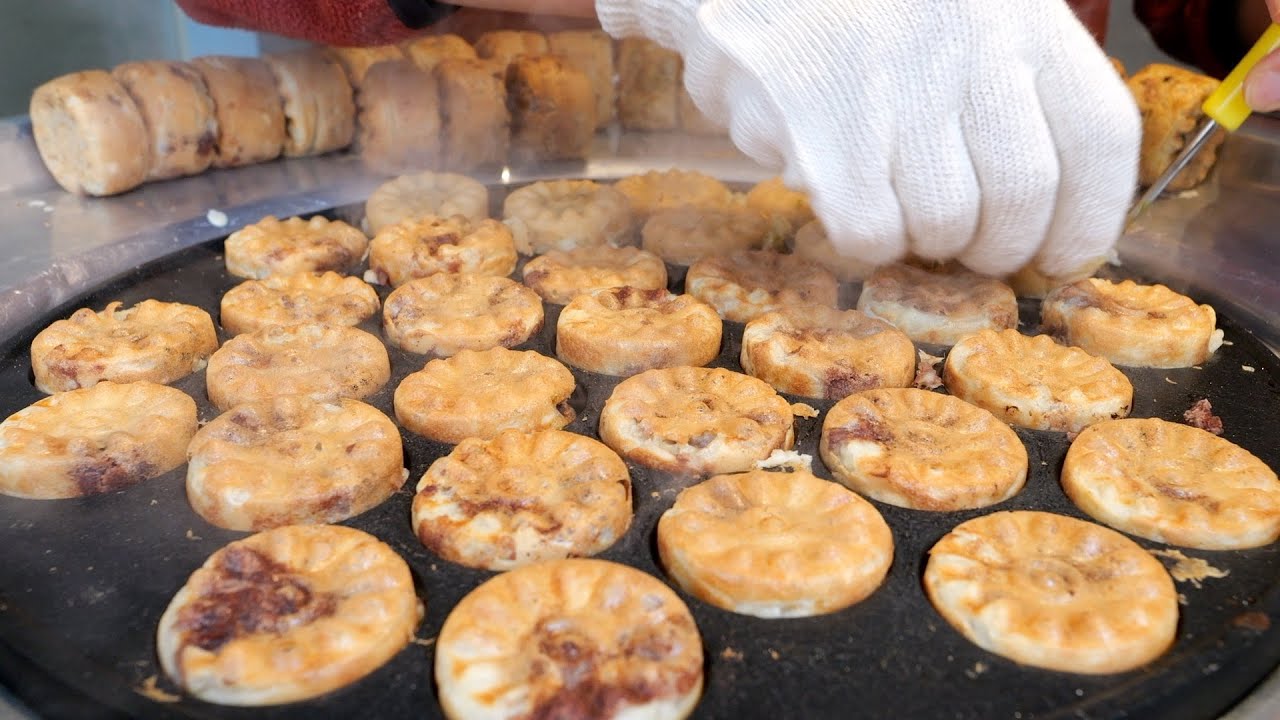 20대 여사장님이 운영하는 국화빵?! 줄서서 먹고 연희동에서만 볼수있는 국화빵┃Chrysanthemum bread in rural market - Korean street food