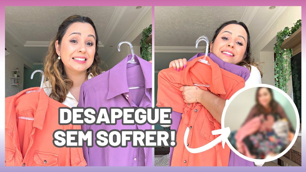 COMO FAZER DESAPEGO de ROUPAS facilmente| Passo a Passo (Simples e Prático)