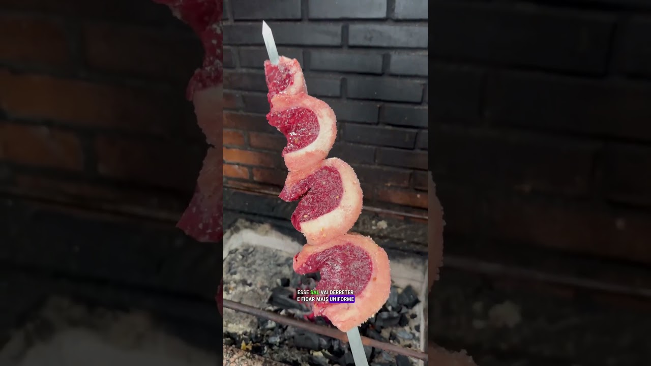Picanha de churrascaria feita em casa