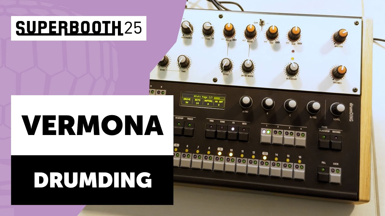 Вермона: DrumDing - SUPERBOOTH 2025