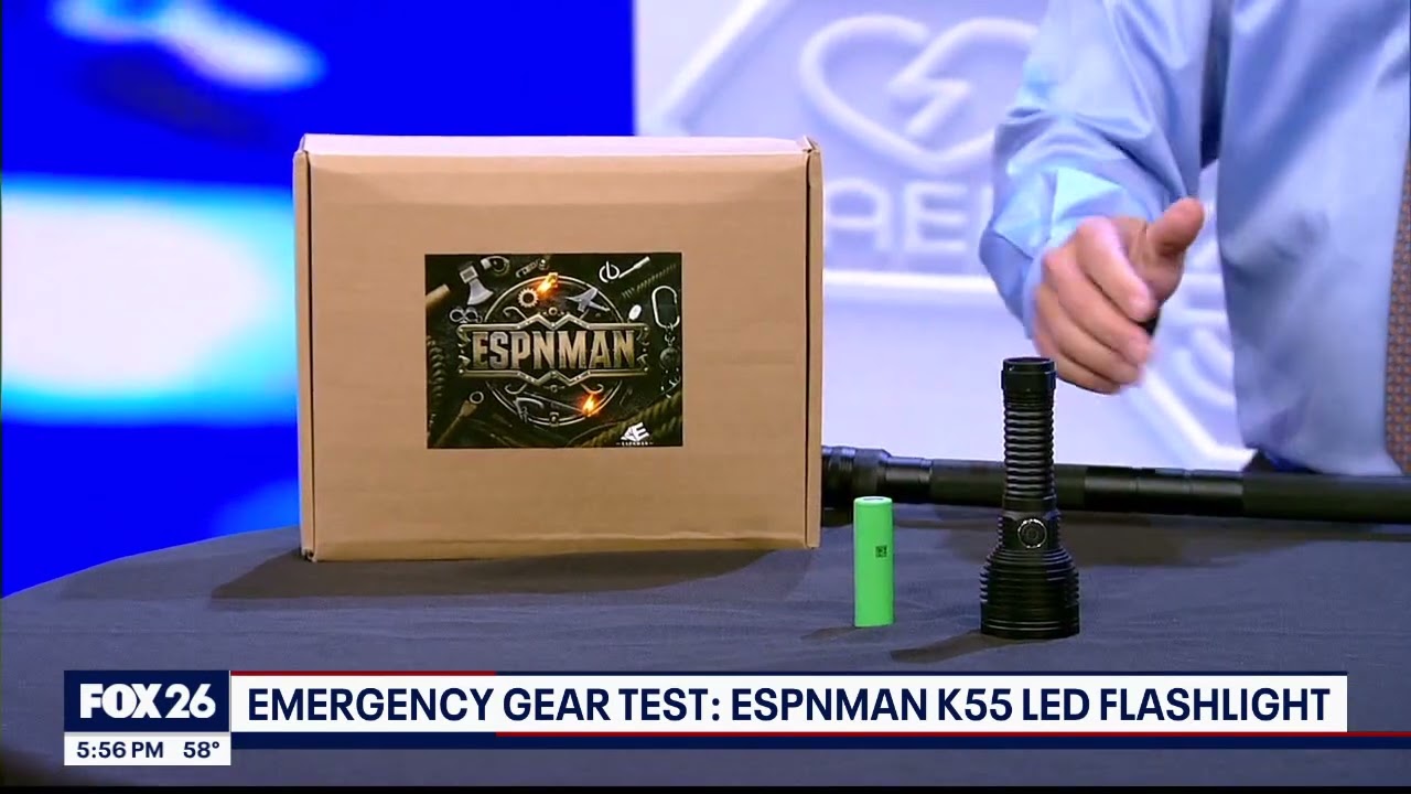 ESPNMAN K55 Flashlight -  Emergency Gear Test
