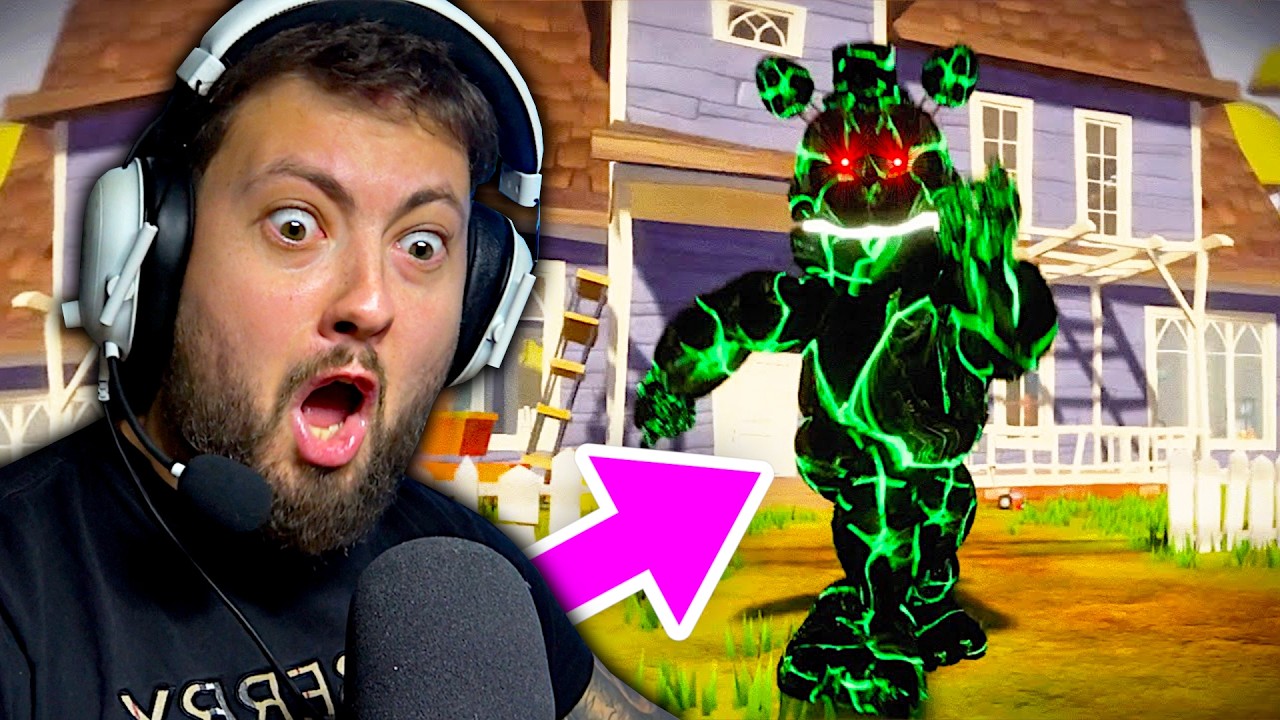 🔥HELLO NEIGHBOR jest teraz 100X SZYBSZY!💨 *the fredbear mod 2*