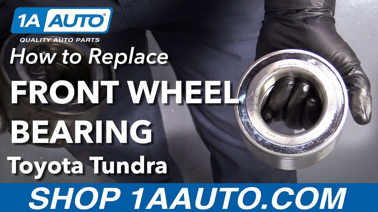 How to Replace Front Wheel Bearing 00-06 Toyota Tundra
