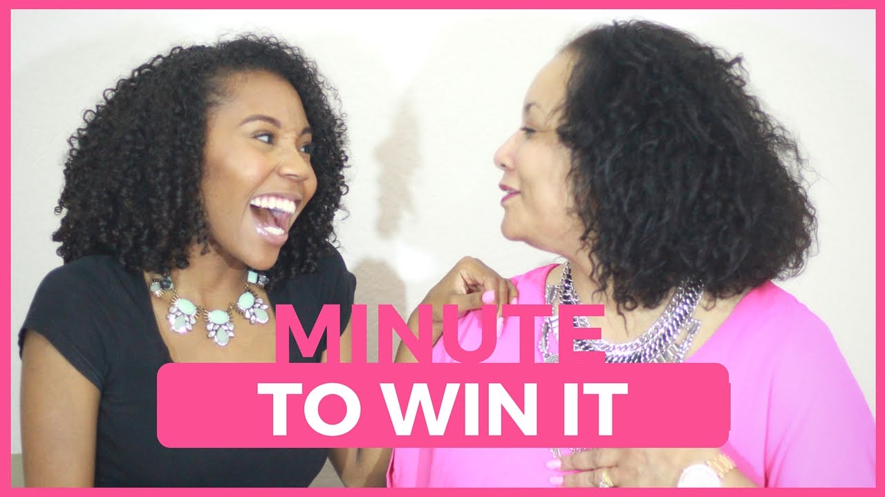 Minute To Win It Challenge w/ My Mom | Arianna Jonae
