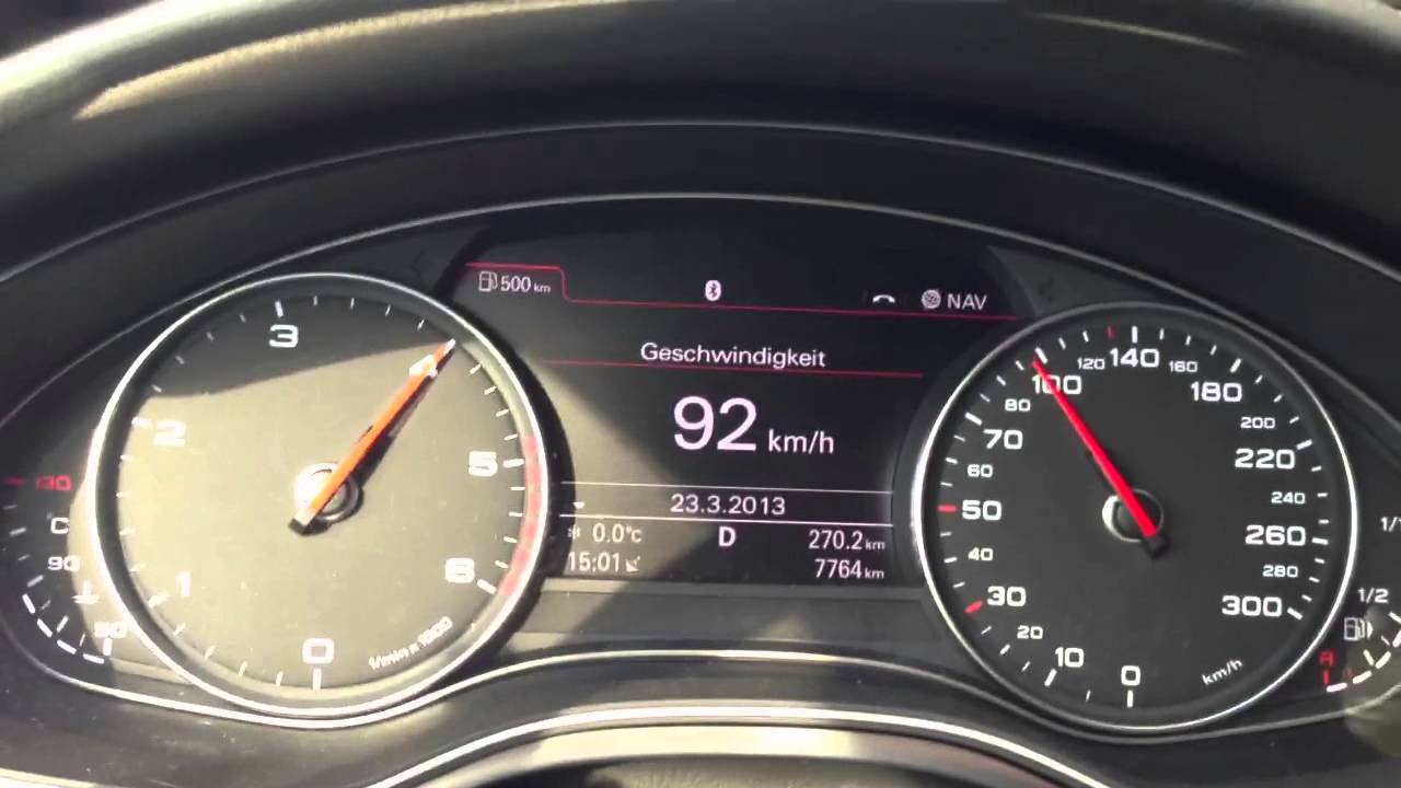 Audi A6 2.0 TDI 177PS Multitronic 0-120 km/h