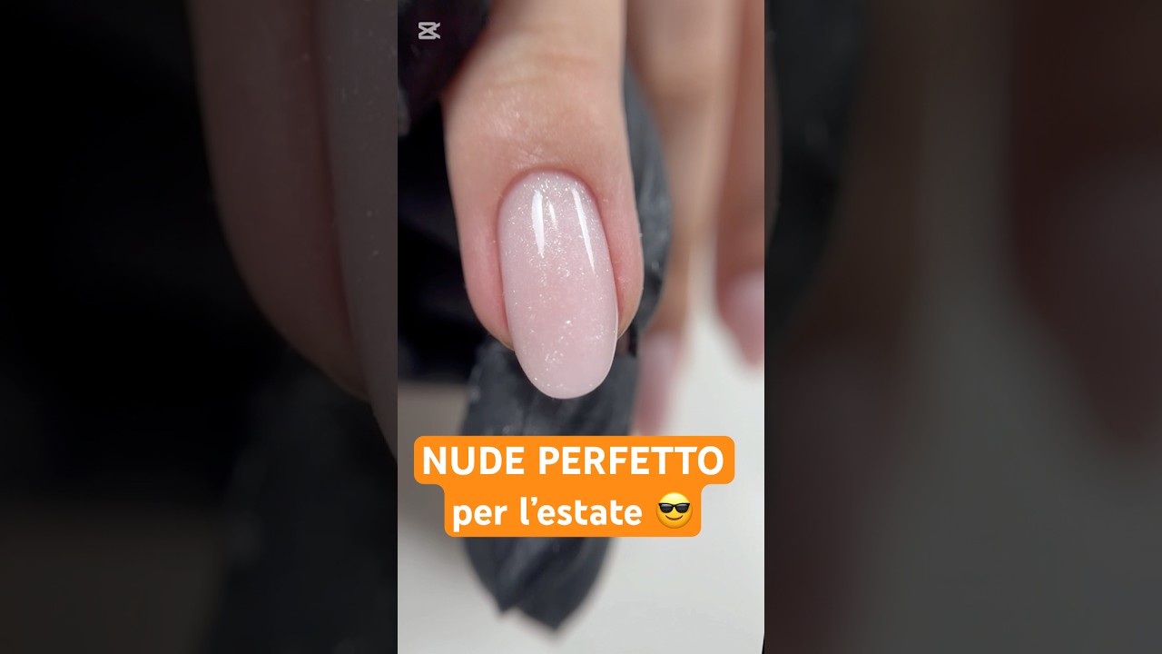 UNGHIE NUDE PERFETTE PER L&rsquo;ESTATE☀️#nails #beauty #nailart #tutorials #naildesign #unghie