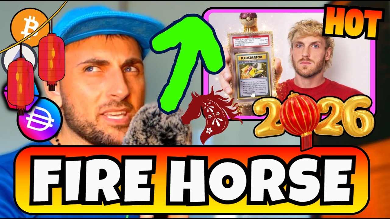 Вкусное обновление 🐎 ГОД ОГНЕННОГО КОНЯ 🔥 Вилли Ву, Эфириум, Виталик, Логан Пол, карты Покемонов