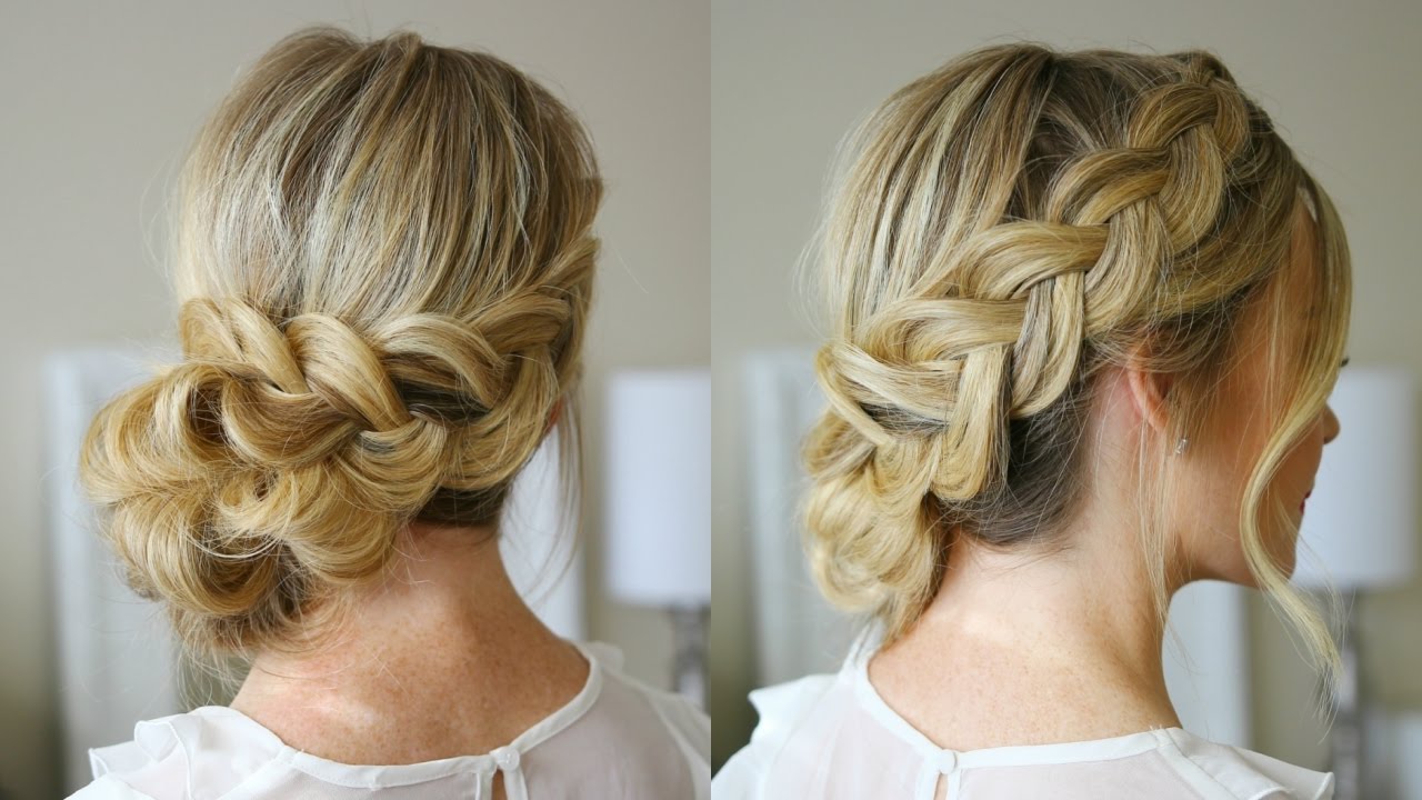 Dutch Braid Holiday Updo | Missy Sue